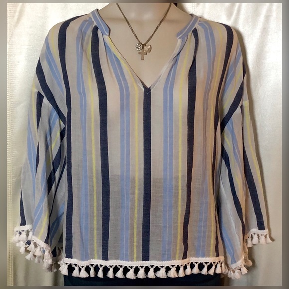 Vince Camuto striped top - Picture 1 of 5